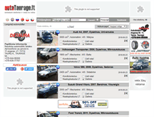 Tablet Screenshot of detaura.autotaurage.lt